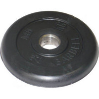 Диск обрезиненный 2,5 кг MB Barbell MB-PltB26-2,5 черный