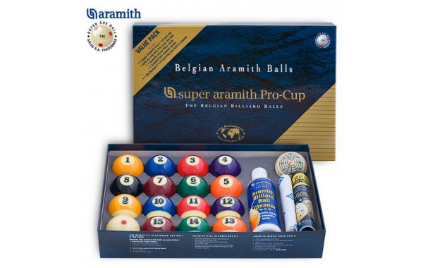 Шары Aramith Pool Super Pro-Cup Value Pack ø57,2мм 600_380