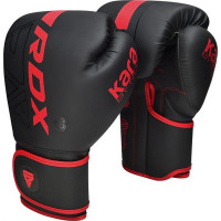 Перчатки тренировочные RDX BGR-F6MR-16OZ черный\красный матовый