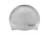 Шапочка для плавания Speedo Plain Flat Silicone Cap 8-709911181 серебристый