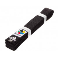 Пояс для карате Adidas Elite WKF 260см adiB242K черный