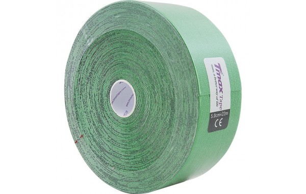 Тейп кинезиологический Tmax 22m Extra Sticky Green зеленый 600_380