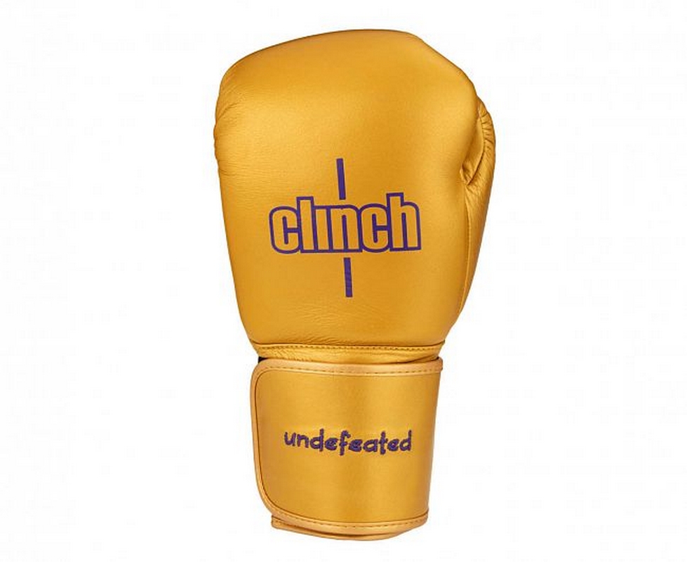 Перчатки боксерские Clinch Undefeated C161 золотой 979_800