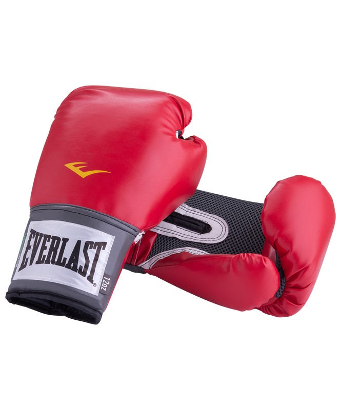 Перчатки боксерские Everlast Pro Style Anti-MB 2112U, 12oz, к/з, красный 665_800