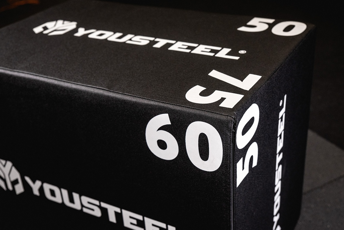 Тумба мягкая для запрыгивания YouSteel 75х60х50см 1197_800