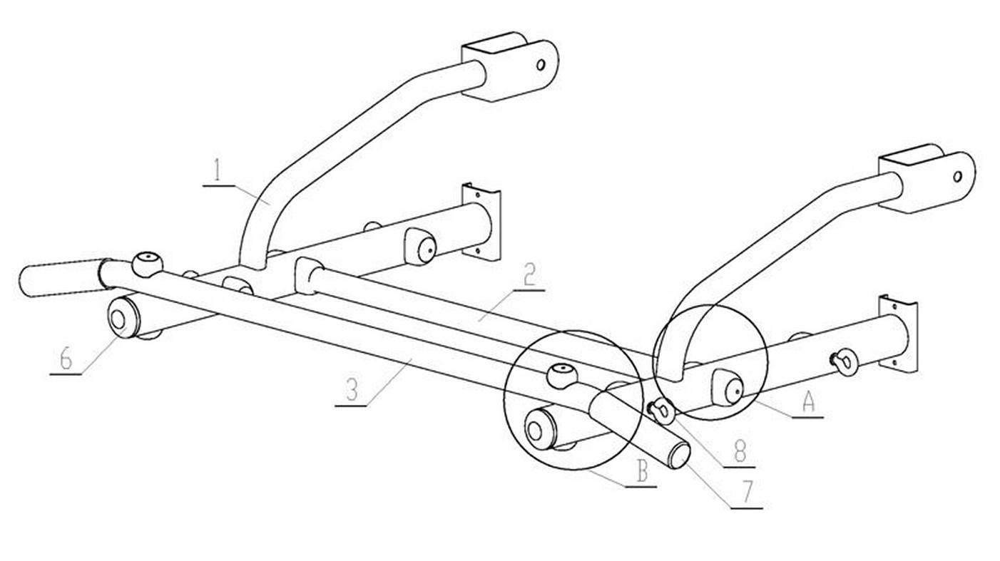 Домашний спортивный комплекс Kampfer Swedish Ceiling 1402_787